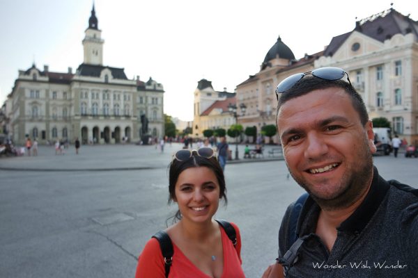 Freedom Square in Novi Sad, Serbia