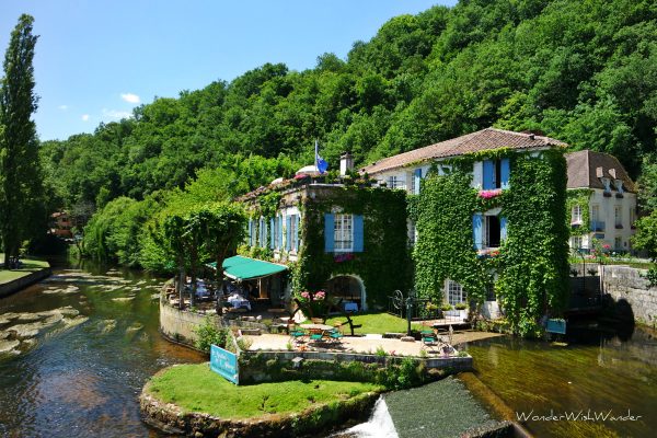 Le Moulin de l'Abbaye, Brantome, Fransa