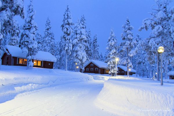 Lapland, Finlandiya, Kış